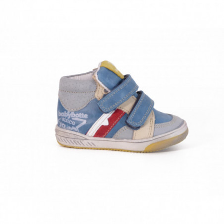 Basket Babybotte Appolon cuir velcro enfant Basket Babybotte Appolon cuir velcro enfant