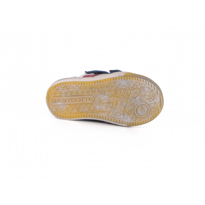 Basket Babybotte Appolon cuir velcro enfant