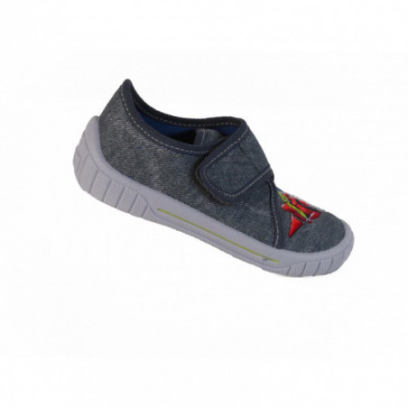 Chaussons Superfit garçon Gris motard