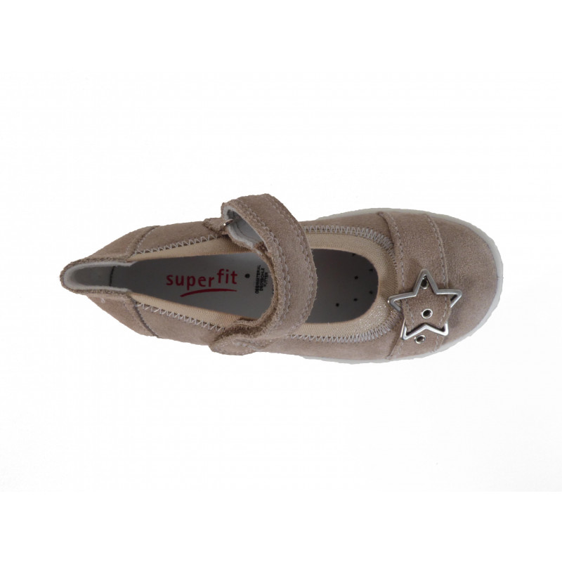 Ballerines en cuir nubuck Superfit à étoile