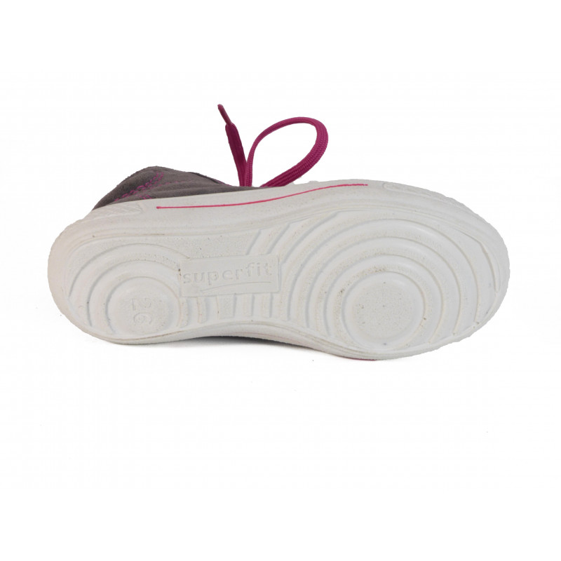 Chaussure montante Superfit Fille en cuir à zip