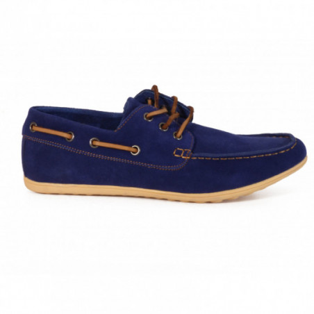 Mocassin en cuir Kdopa tendance bleu Mocassin en cuir Kdopa tendance bleu