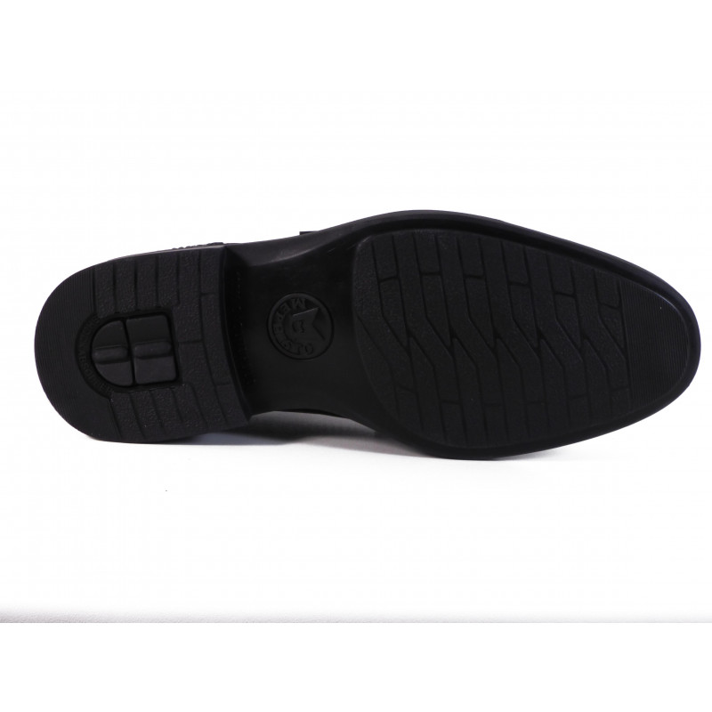 Chaussure Mephisto habillée en cuir Grise Homme