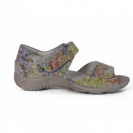 Nu pied Waldlaufer confort cuir à largeur Nu pied Waldlaufer confort cuir à largeur