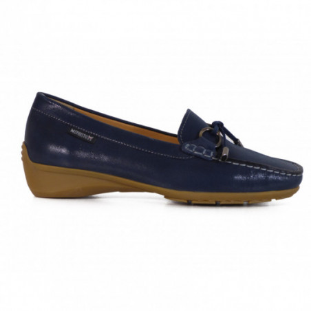 Mephisto Mocassin femme en cuir navy Confort