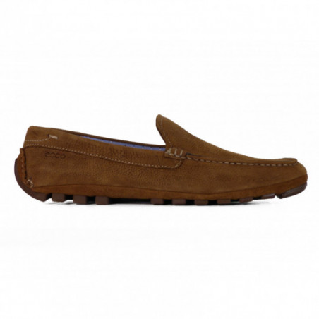 Mocassins en cuir Ecco Camel Confort