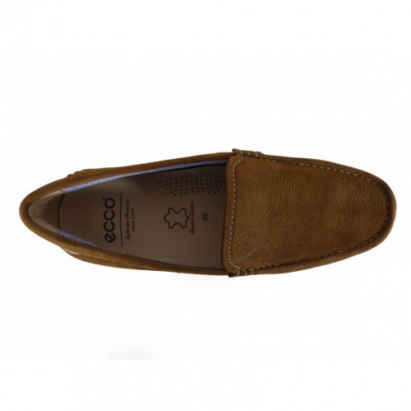 Mocassins en cuir Ecco Camel Confort