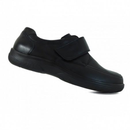 Chaussure de ville en cuir Waldlaufer confort noir