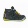 Chaussures garçon bébé en cuir Nubuck gris Chaussures garçon bébé en cuir Nubuck gris