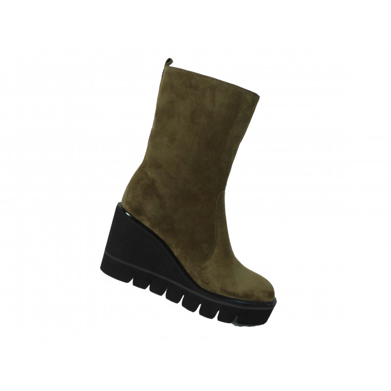 Bottes en cuir Compense es tendance K S l Igert