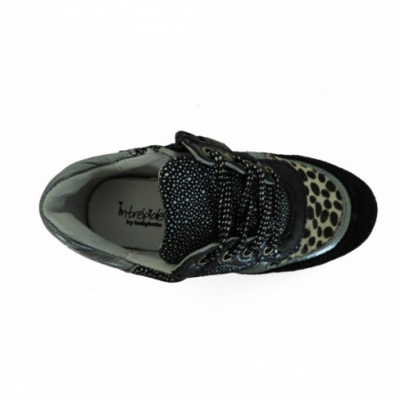 Baskets basses fille en cuir à lacet tendance Babybotte