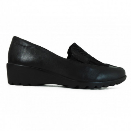 Chaussures de ville Loafer Romika Confort Cuir Noir Femme