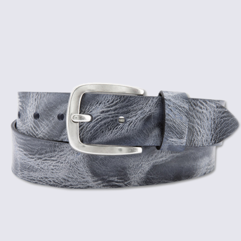 Ceinture Homme Bernd Götz en Cuir Bleu Ceinture Homme Bernd Götz en Cuir Bleu