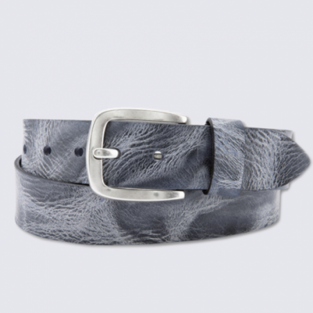 Ceinture Homme Bernd Götz en Cuir Bleu