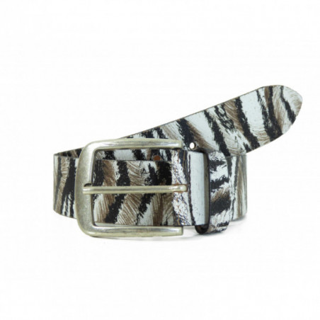 Ceinture Bernd Götz Femme en cuir Tigré