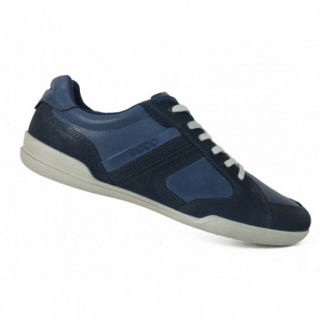 Baskets Ecco Homme en cuir Navy