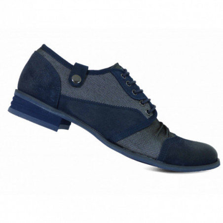 Chaussures Noires Tendances Kdopa en cuir et tissus