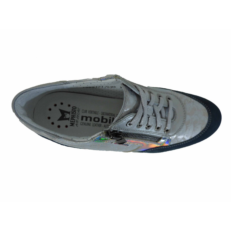 Chaussure à talon compensé Mephisto en cuir Confort Femme