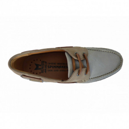 Mocassins Mephisto Boating Gris clair Confort