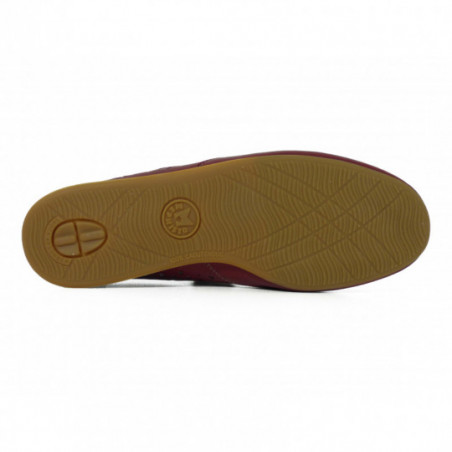 Ballerines en cuir Mephisto en cuir Confort Rouge