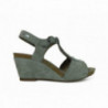 Nu-pied Mephisto en cuir gris clair Jenny Nu-pied Mephisto en cuir gris clair Jenny