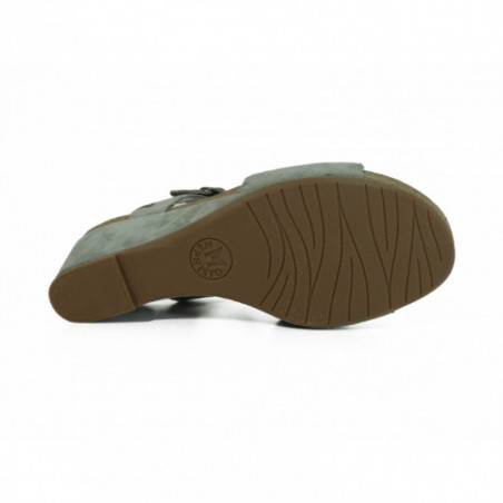 Nu-pied Mephisto en cuir gris clair Jenny Nu-pied Mephisto en cuir gris clair Jenny