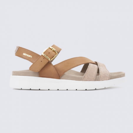 Nu-pied en Cuir Mephisto Confort à brides Nu-pied en Cuir Mephisto Confort à brides