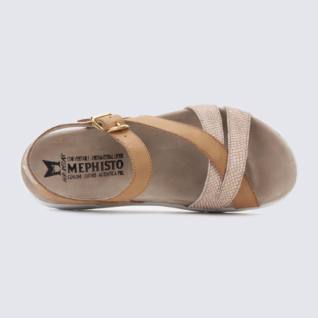 Nu-pied en Cuir Mephisto Confort à brides Nu-pied en Cuir Mephisto Confort à brides