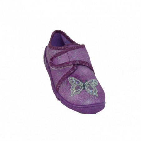 Chaussons Superfit en tissus Fille Baie Papillon