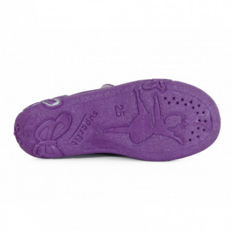 Chaussons Superfit en tissus Fille Baie Papillon