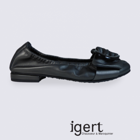 Ballerines K&S en cuir avec boucle en coeur Ballerines K&S en cuir avec boucle en coeur