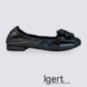Ballerines K&S en cuir avec boucle en coeur Ballerines K&S en cuir avec boucle en coeur
