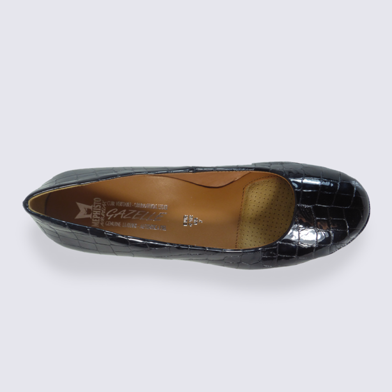 Ballerines Mephisto, ballerines confortables femme en cuir noir I Igert  Chaussure&Maroquinerie