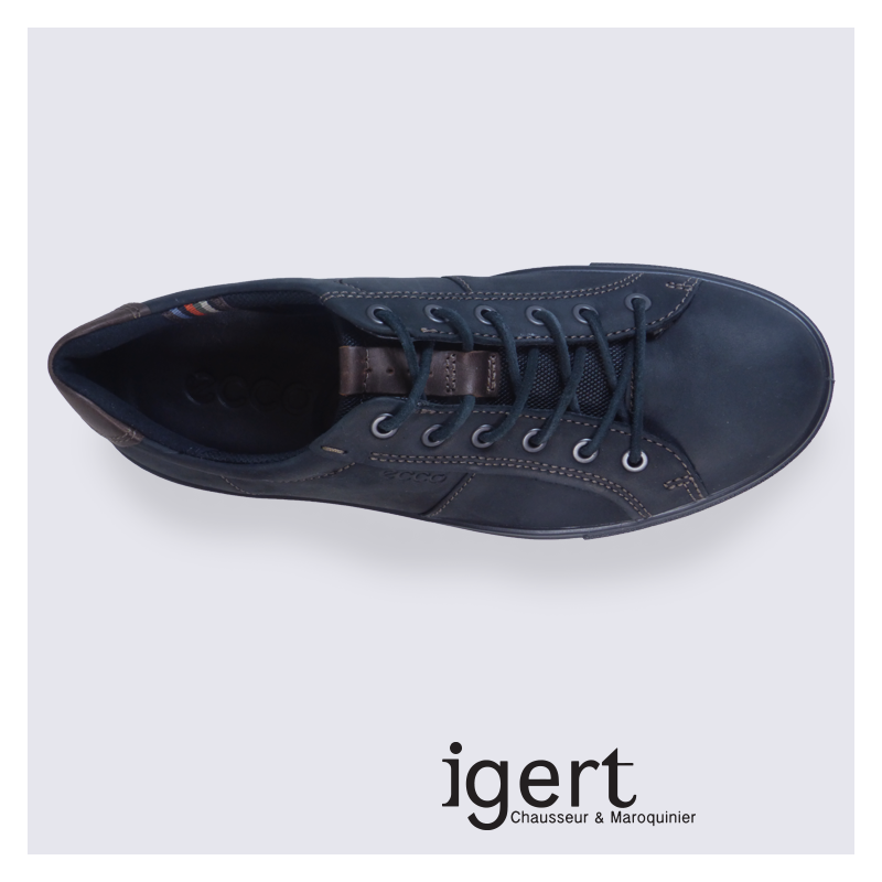 Baskets Ecco, baskets homme en cuir noir