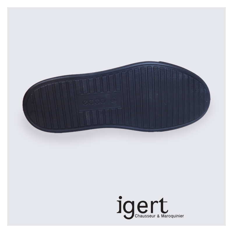 Baskets Ecco, baskets homme en cuir noir