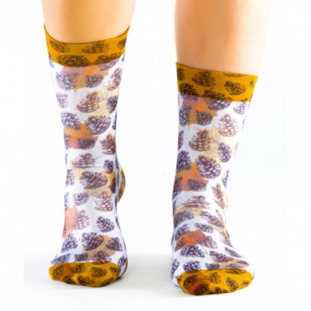 Chaussettes femme Wigglesteps Originales à motif automne