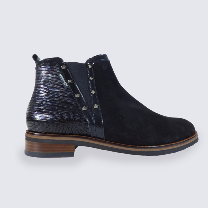 Bottines Mephisto bottines glissi res femme en cuir noir