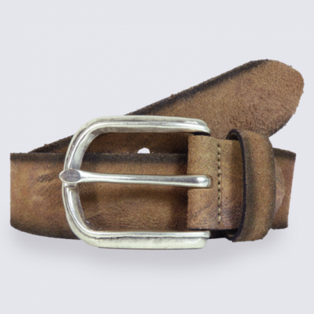 Ceinture femme Bernd Götz en cuir effet vieilli