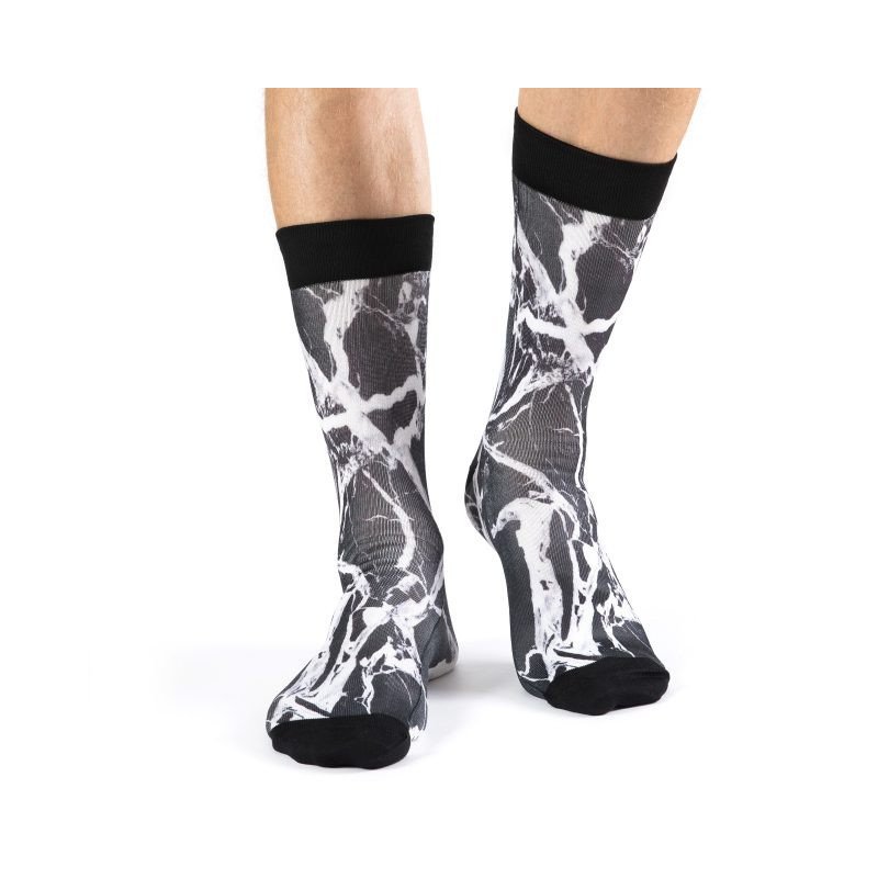 Chaussettes Homme Wigglesteps tendance à motif marbre