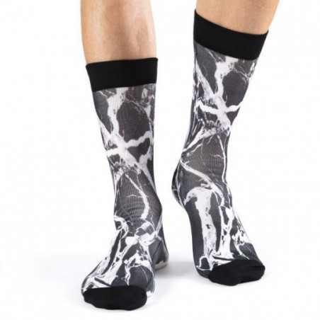 Chaussettes Homme Wigglesteps tendance à motif marbre