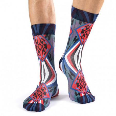 Chaussettes Homme Wigglesteps tendance à motif losanges