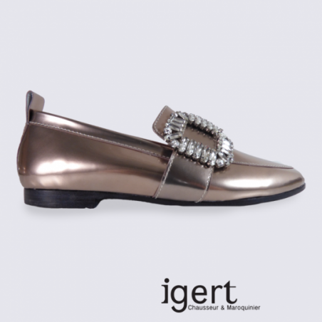 Loafer K&S en cuir rose cristal tendance