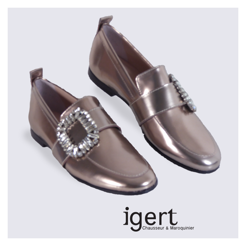 Loafer K&S en cuir rose cristal tendance