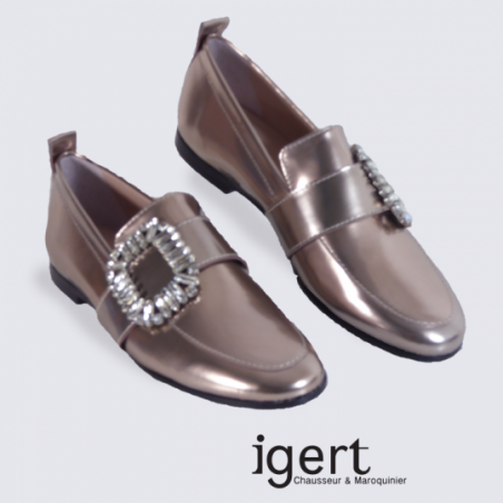 Loafer K&S en cuir rose cristal tendance