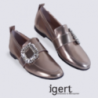 Loafer K&S en cuir rose cristal tendance Loafer K&S en cuir rose cristal tendance