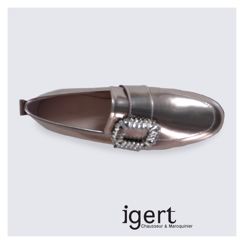 Loafer K&S en cuir rose cristal tendance