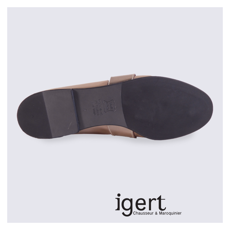 Loafer K&S en cuir rose cristal tendance