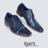 Chaussure homme Kdopa en cuir bleu chic Chaussure homme Kdopa en cuir bleu chic