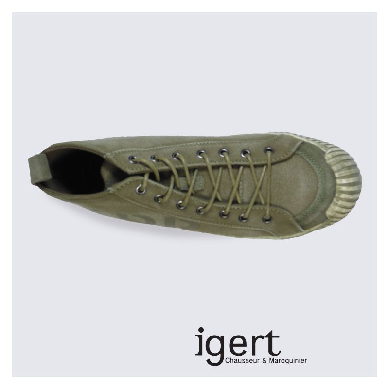 Baskets montantes homme Kdopa kaki tendance