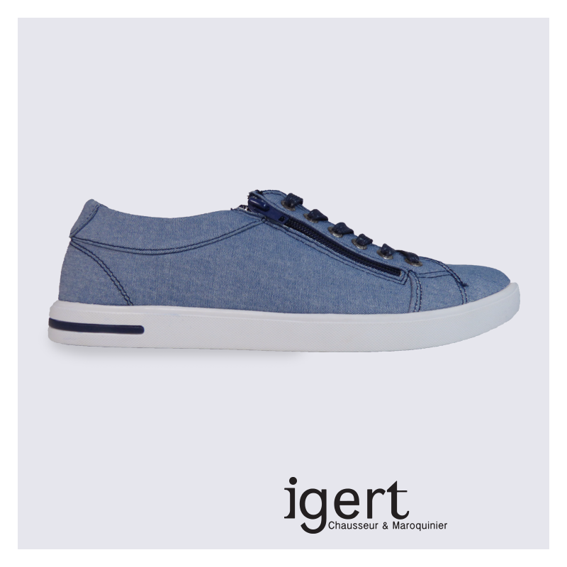 Baskets basses homme Kdopa bleu jeans